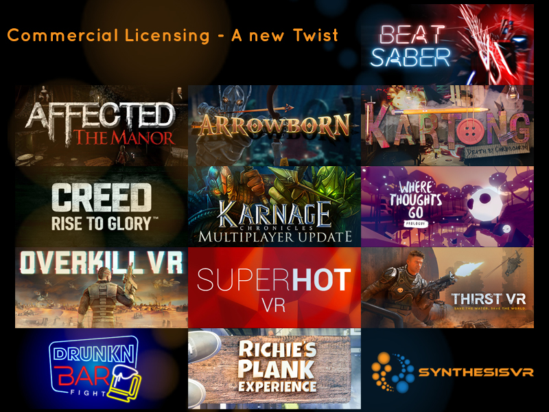 Commercial Licensing - Synthesis VR