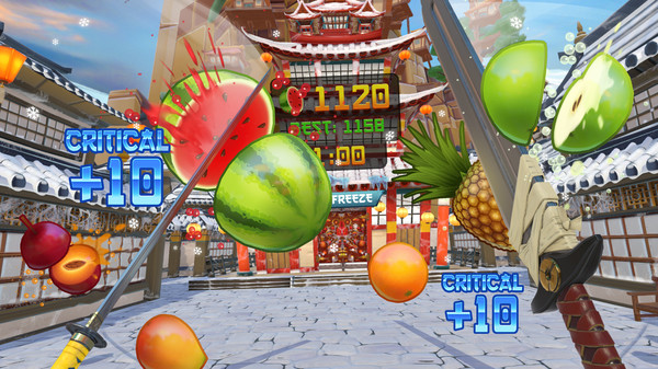 Fruit Ninja LBVR arcade game