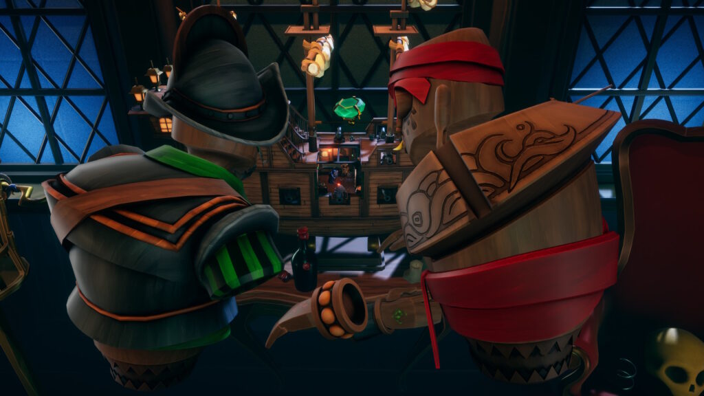 This Free-Roam VR game is designed for adults and families! Get ready to immerse yourself in a world of swashbuckling pirates, treacherous waters, and hidden treasures that will thrill and captivate you like never before.