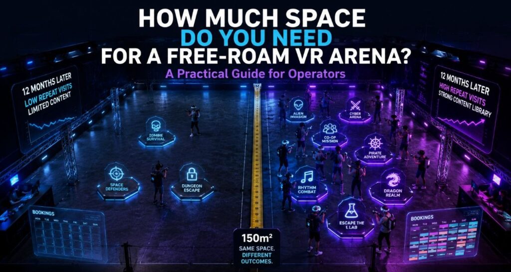What size is needed for free roam VR