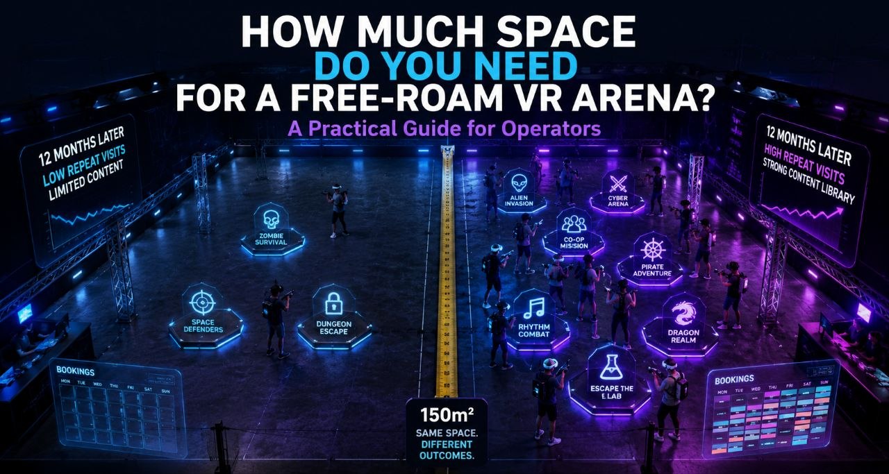 What size is needed for free roam VR