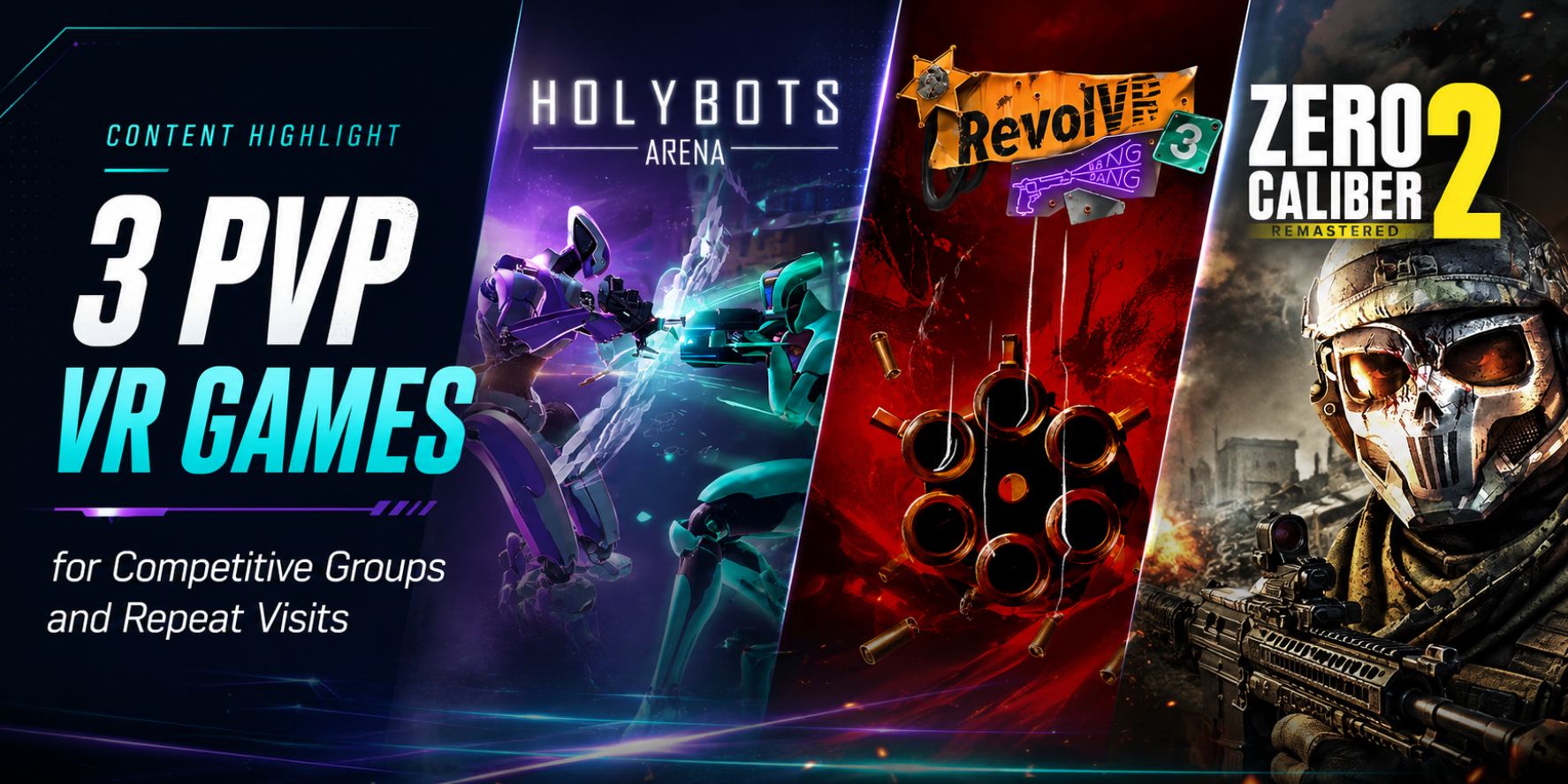3 PVP games for repeat business in VR arcades
