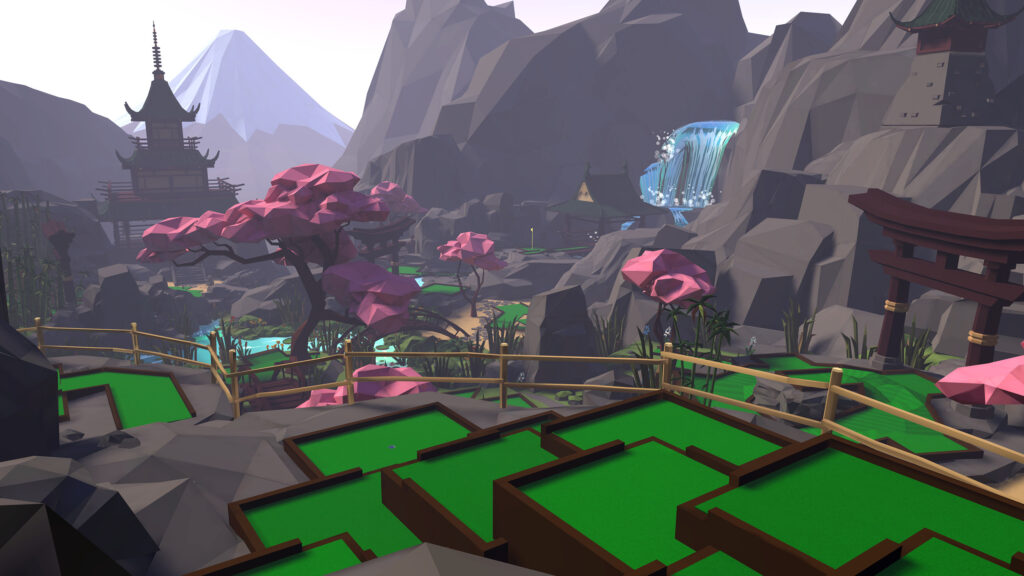 Walkabout Mini golf VR game on SynthesisVR for commercial licensing
