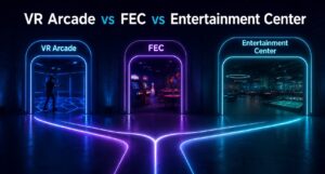 What is difference from VR arcade vs FEC vs Entertainment centre