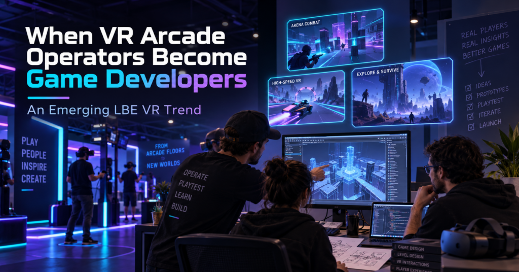 When VR arcade operators become developers