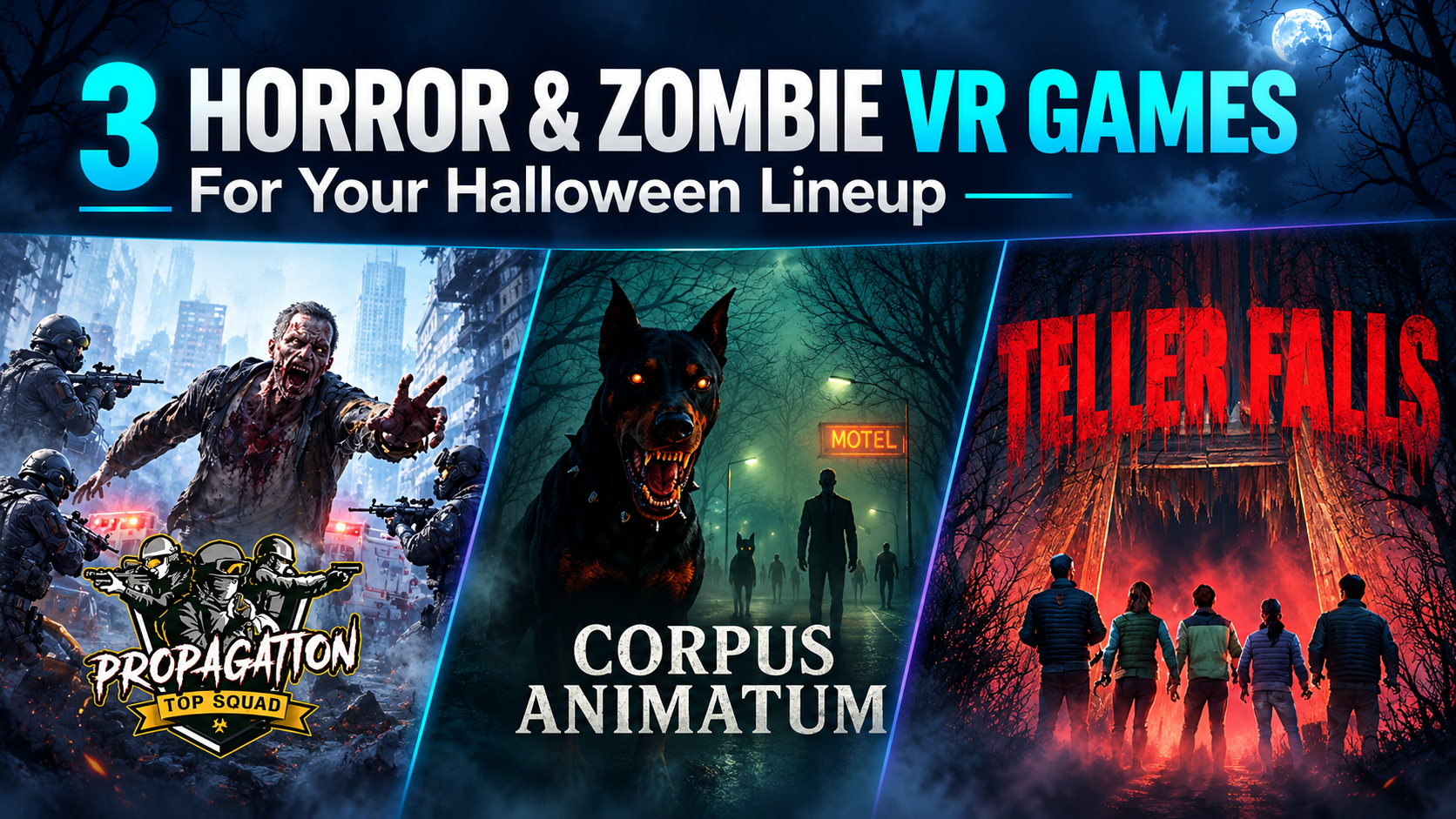 3 horror and zombie vr games